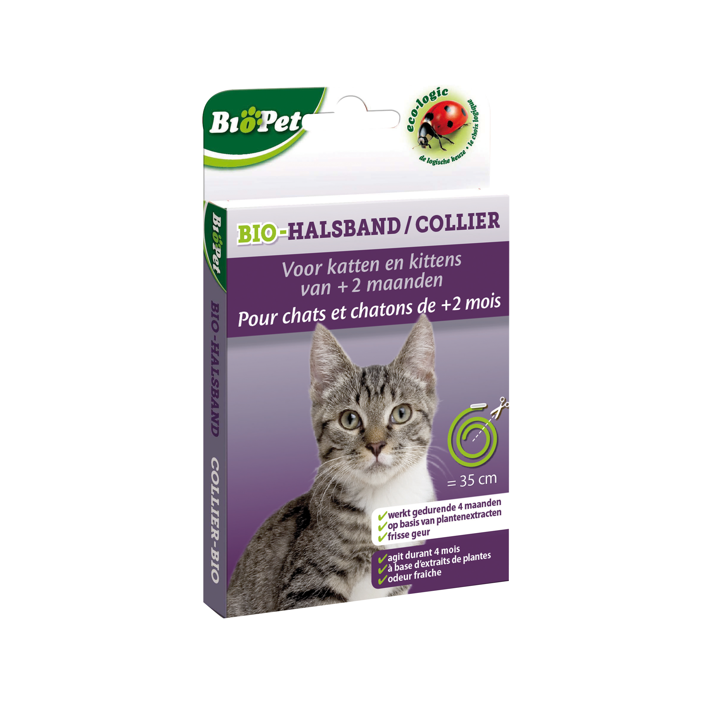 Biopet bio-halsband anti-parasite katten image