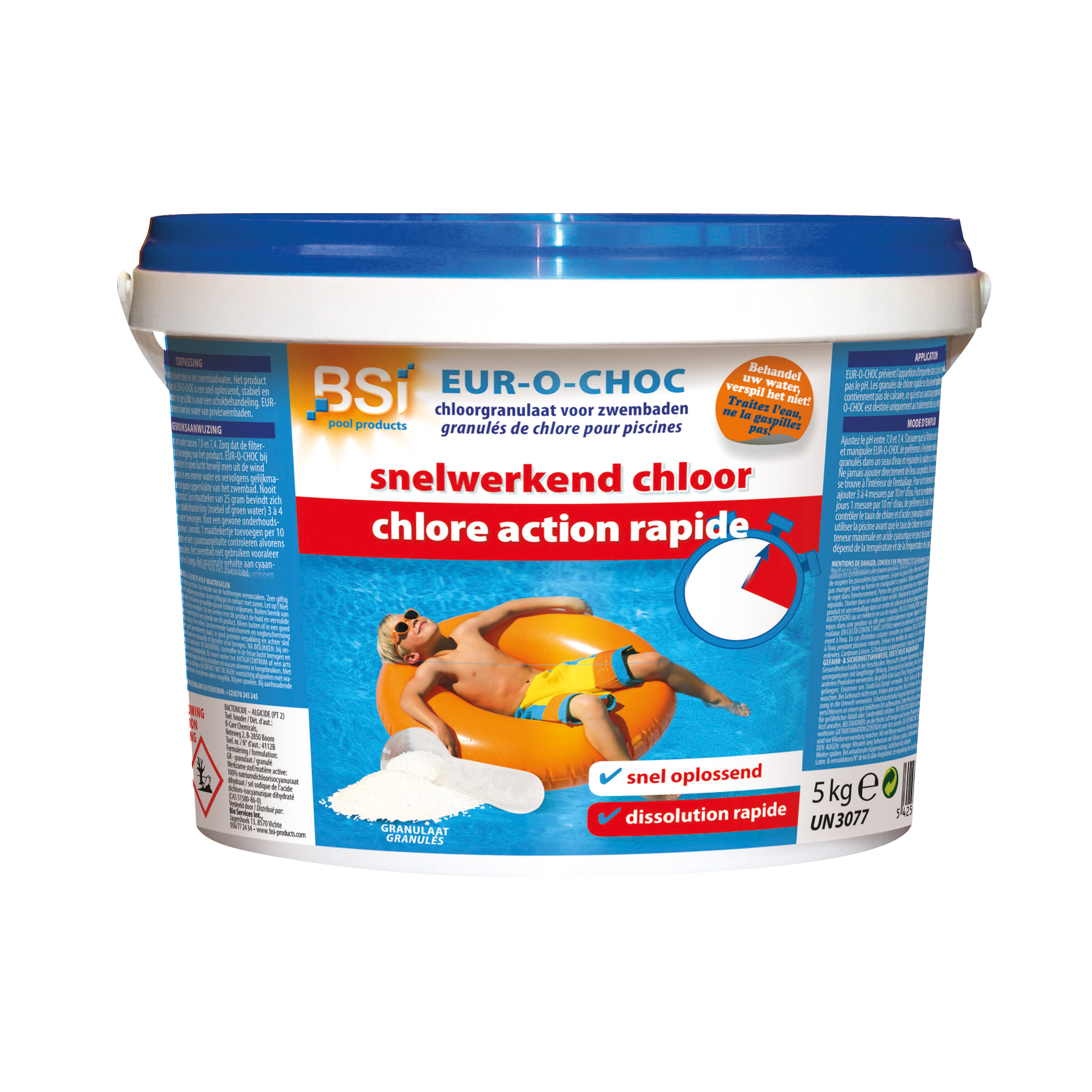 Snelwerkend chloor 5kg  (EUR-O-CHOC)-BSI image