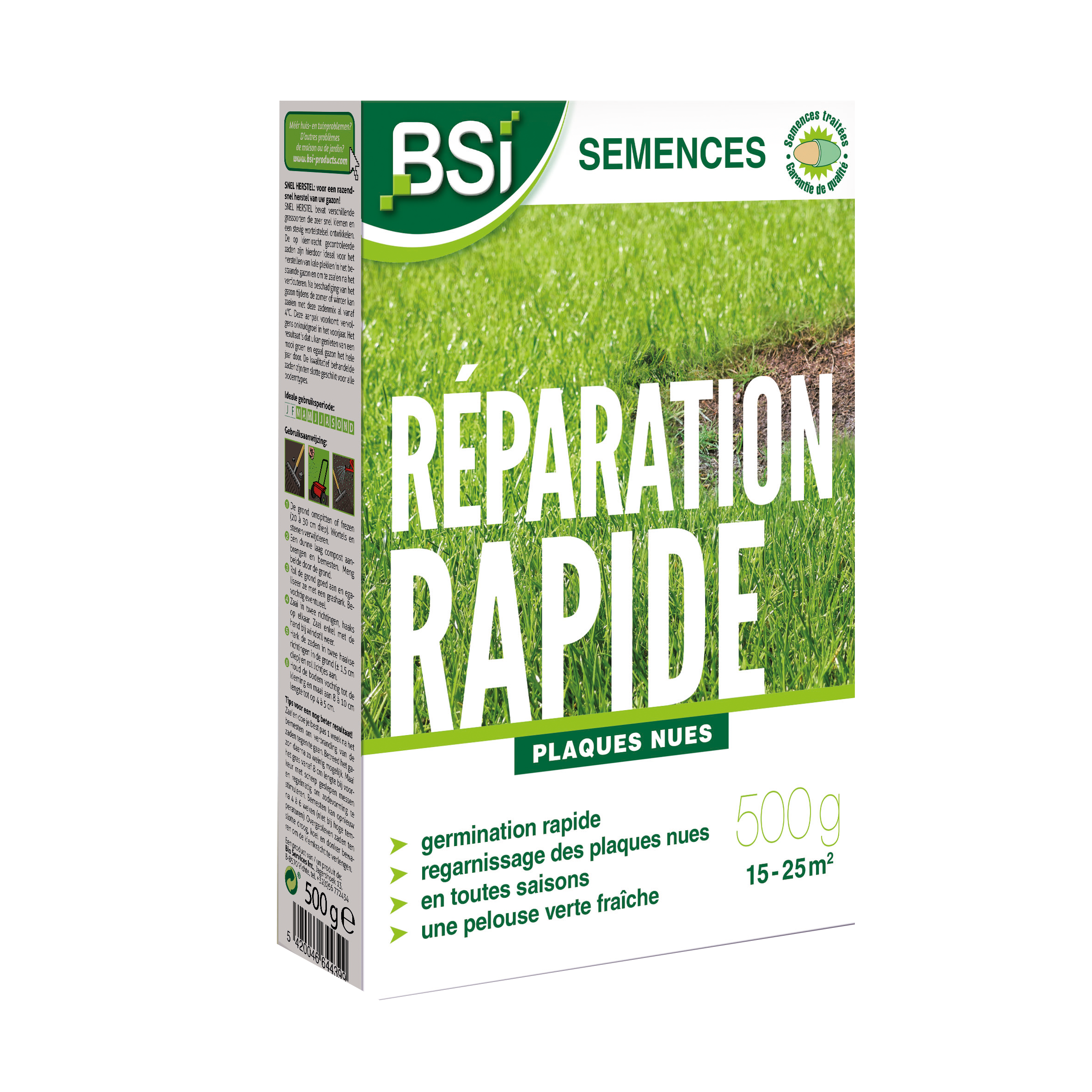 Semences Gazon Réparation Rapide | 500 g image