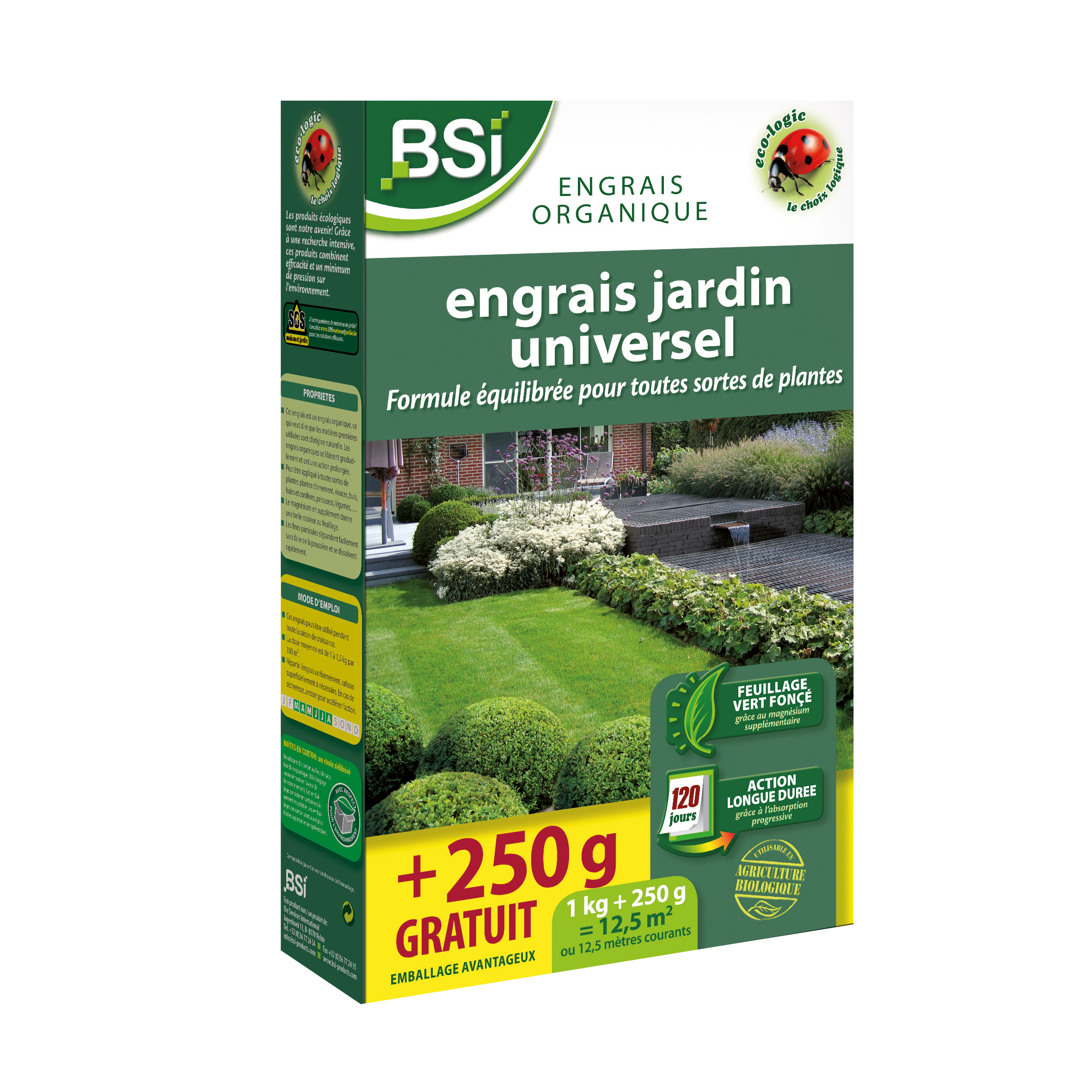 Engrais universel bio jardin 1,25 kg image