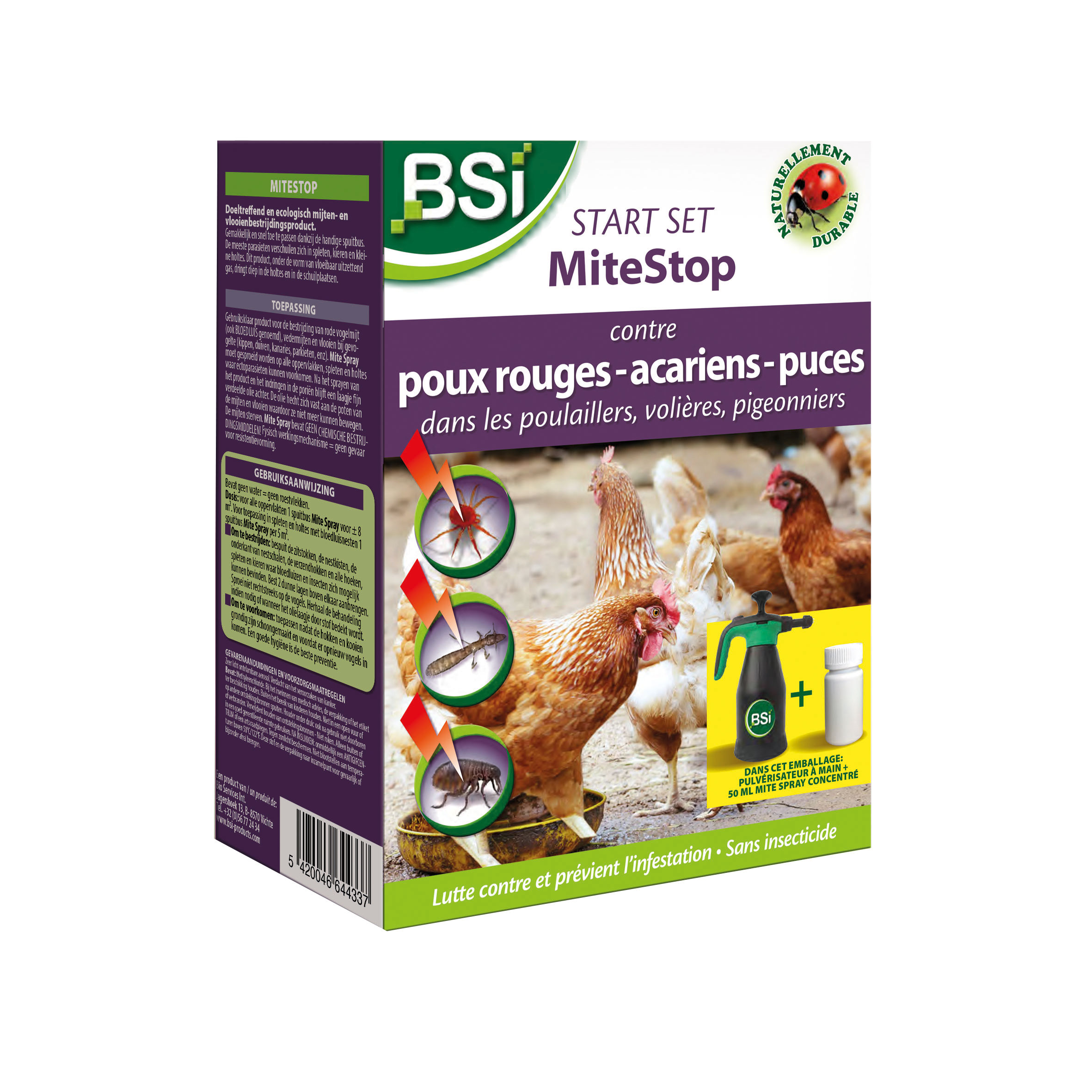 BSI MiteStop 50 ml + Pulvérisateur 1,5 l image