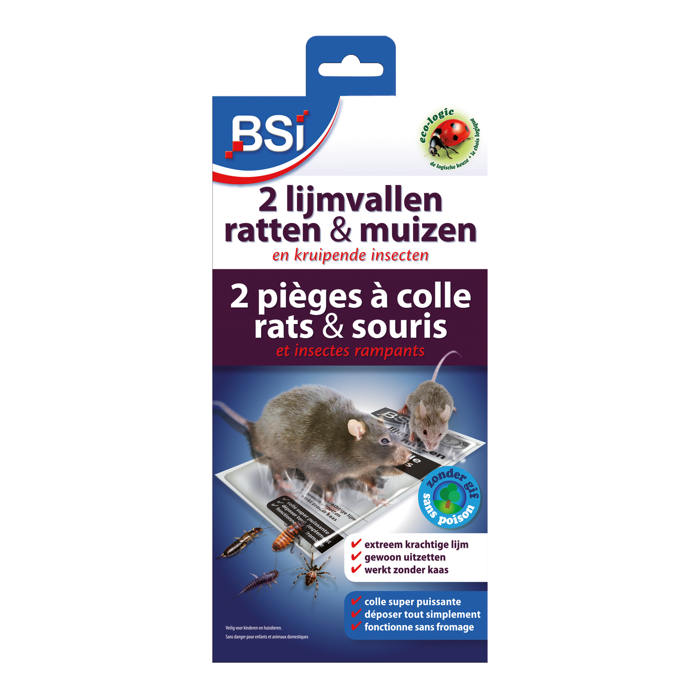 Lijmvallen muizen & ratten (2 st) image