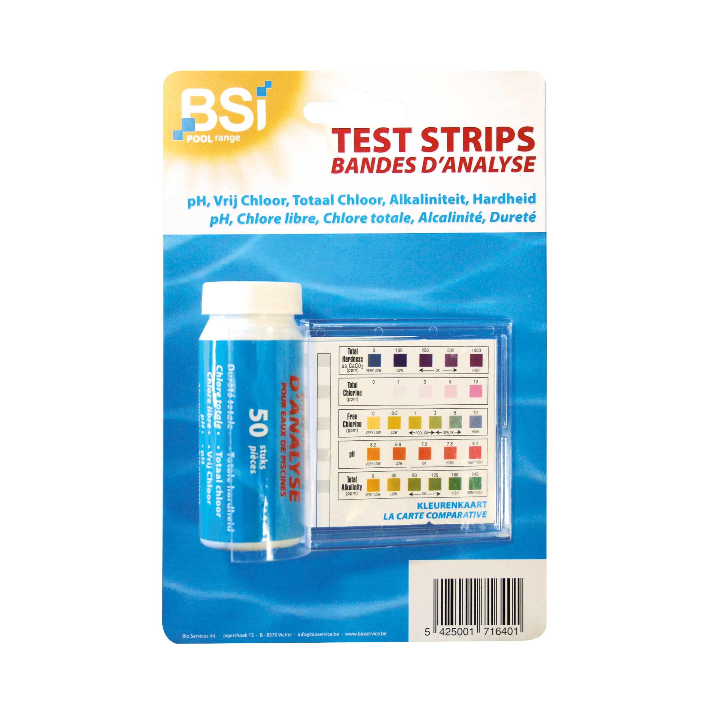 Test strips  (50 bandes d'analyse/pc, 5 image