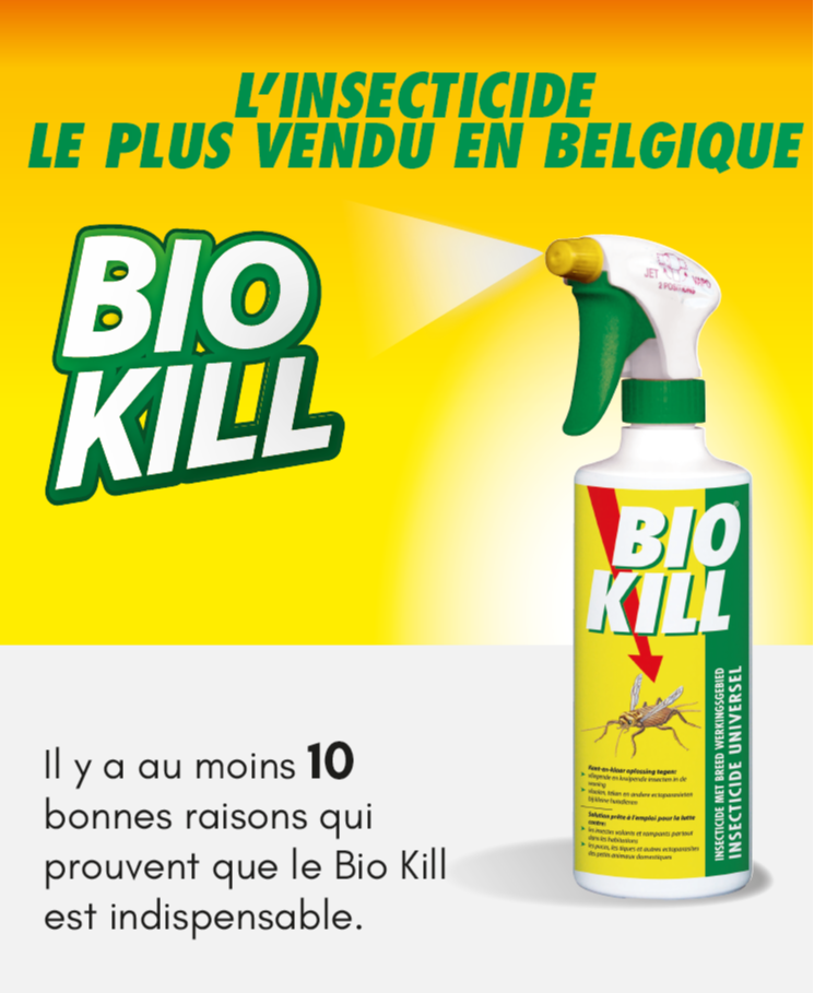 Bio Kill est l'insecticide le plus vendu en Belgique